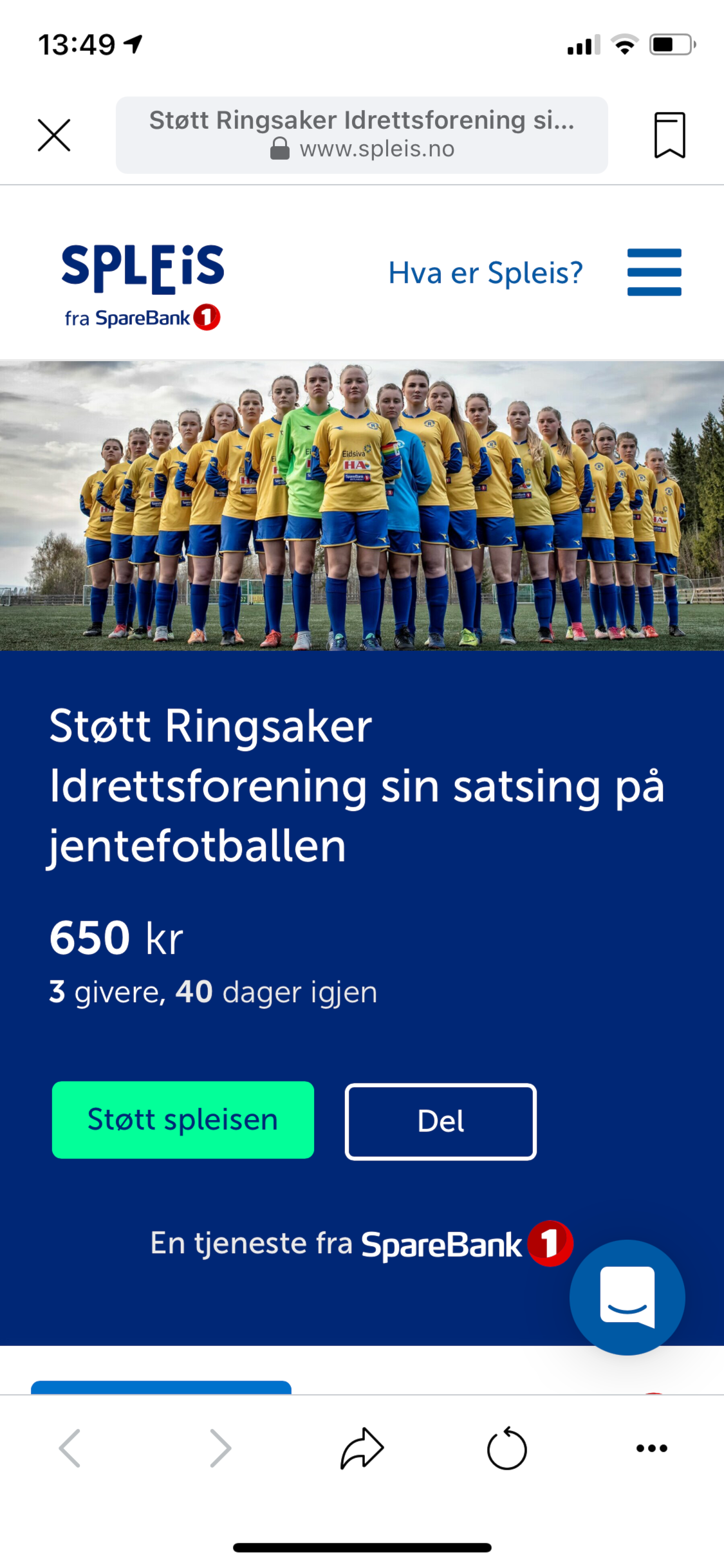 Del, og støtt gjerne med noen kroner